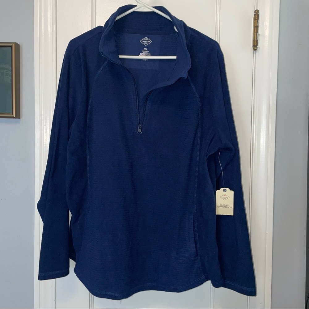 St. John’s Bay Polar Fleece 1/4 zip - NWT